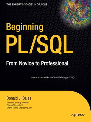 cover image of Beginning PL/SQL